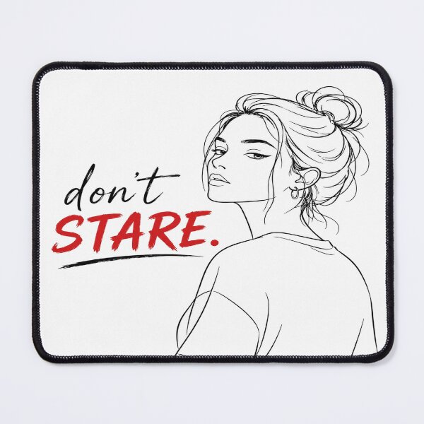 Item preview, Lady don’t stare T shirt designed and sold by Textyco.