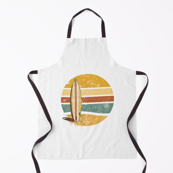 Item preview, Vintage Retro Beach Sunset Surfboard Art designed and sold by ByKayaPrints.