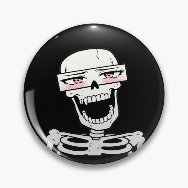 Item preview, Flirty Anime Skeleton Pink Eyes Halloween designed and sold by MonkiFlipp.
