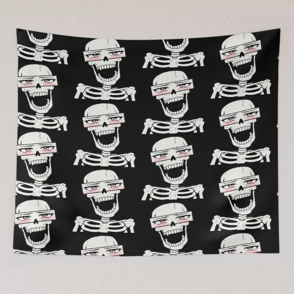 Item preview, Flirty Anime Skeleton Pink Eyes Halloween designed and sold by MonkiFlipp.