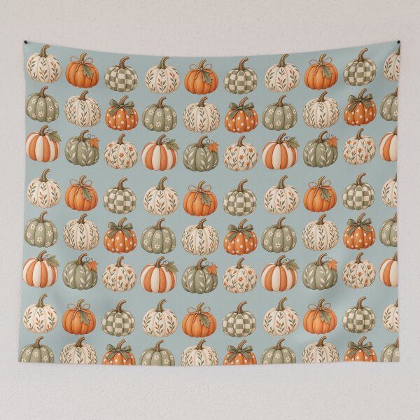 Item preview, Nine Autumn Pumpkins – Soft Watercolor Fall Collection designed and sold by Verycutethings.