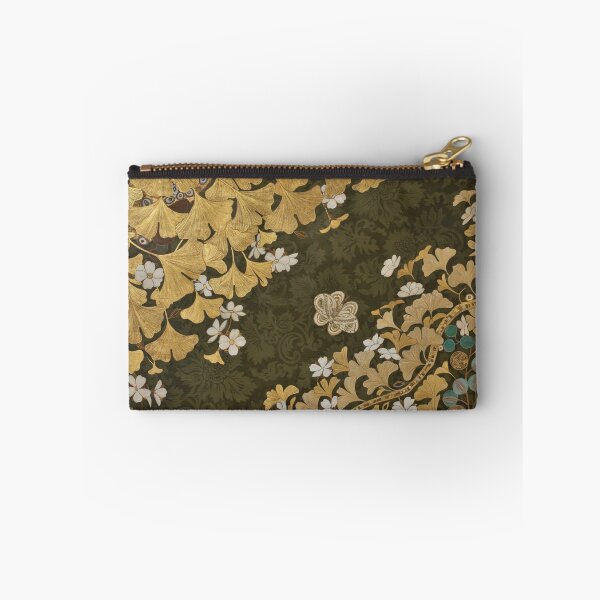 Item preview, Golden Ginkgo Garden – Gustav Klimt Inspired Gold Botanical Wall Art designed and sold by Tamas Das.