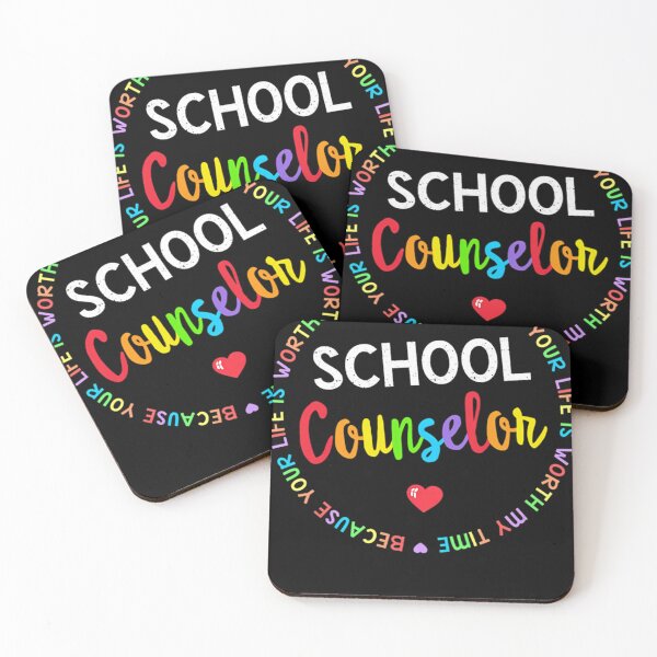 Item preview, School Counselor Tee designed and sold by CosmicBison.