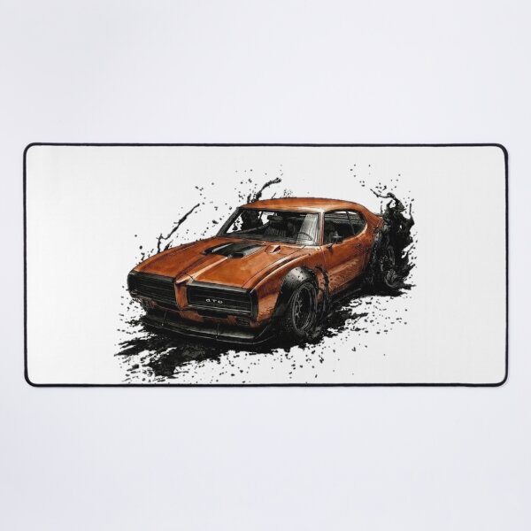 Item preview, Pontiac GTO Classic Muscle Car Vector Art designed and sold by Hacen-AB ⭐⭐⭐⭐⭐.