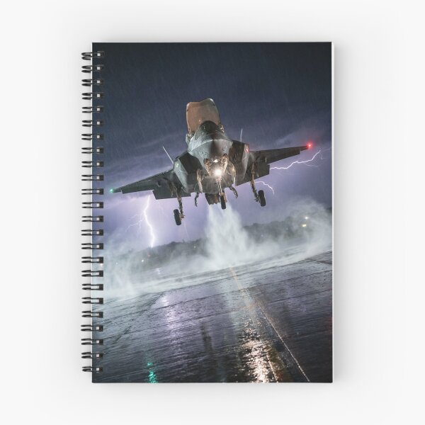 Item preview, F-35 Rear View Vertical Landing in Lightning Storm designed and sold by Airpower Art.