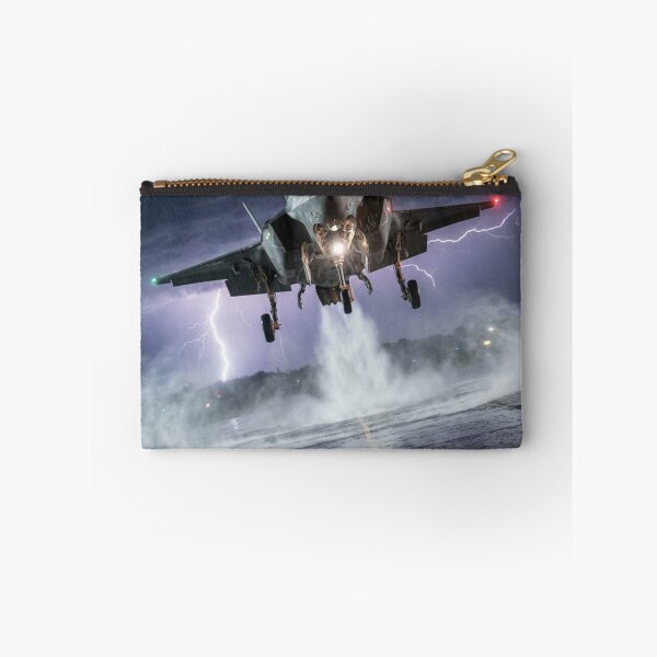 Item preview, F-35 Rear View Vertical Landing in Lightning Storm designed and sold by Airpower Art.