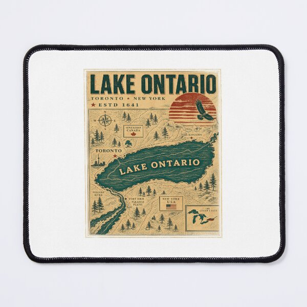 Item preview, Lake America Funny Ontario USA Canada Graphic designed and sold by luffyShop1.