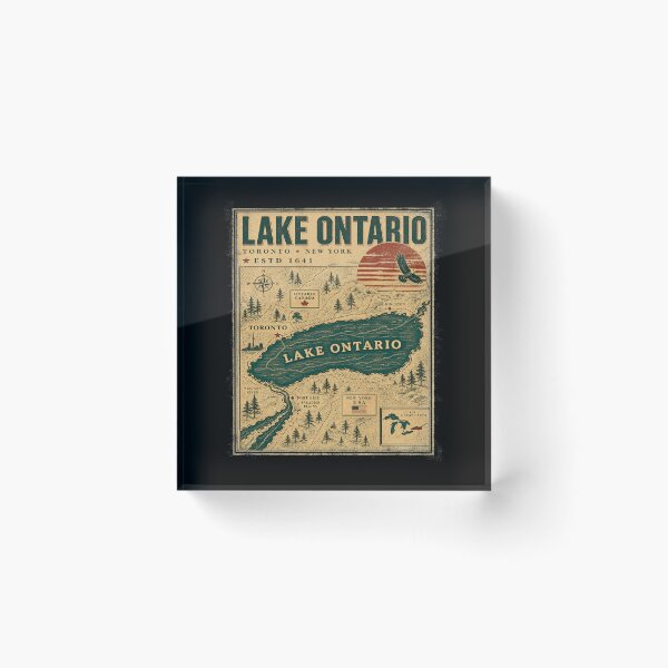 Item preview, Lake America Funny Ontario USA Canada Graphic designed and sold by luffyShop1.