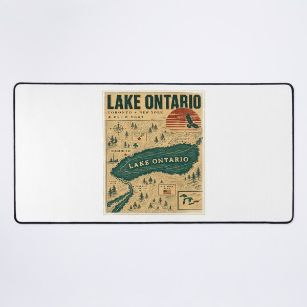 Item preview, Lake America Funny Ontario USA Canada Graphic designed and sold by luffyShop1.