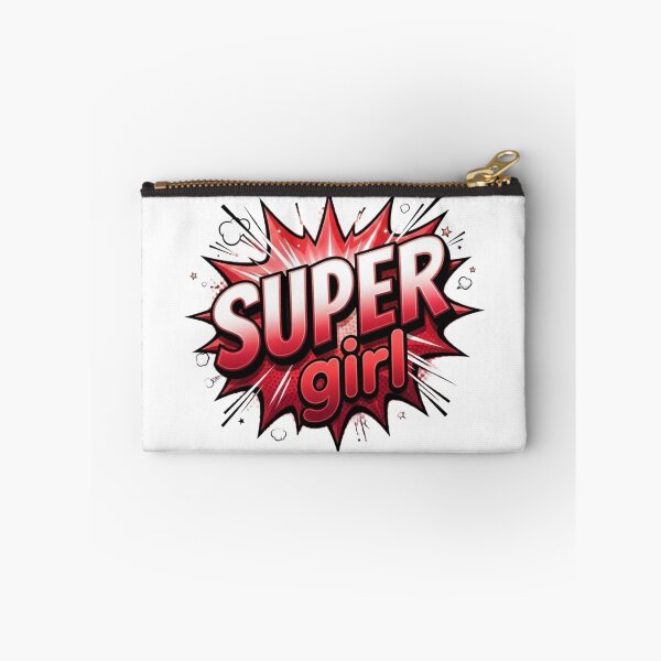 Item preview, Super Girl Pow Retro Comic Book Design designed and sold by Nela-&-Lena.