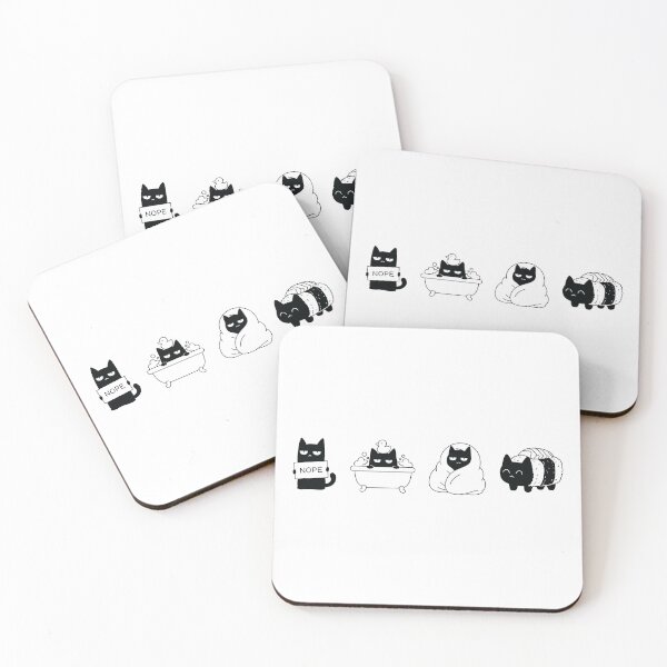 Item preview, Cute Cat Art Print, Adorable Cats Illustration, Cat Lover Gift designed and sold by station-one.