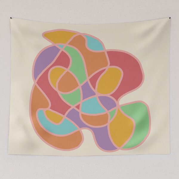 Item preview, Colourful scribbles designed and sold by Line & Tide.