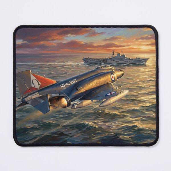 Item preview, Royal Navy F-4 Phantom FRS1 Over Ark Royal Painting designed and sold by Airpower Art.