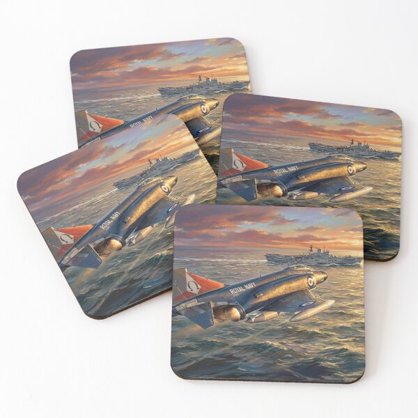 Item preview, Royal Navy F-4 Phantom FRS1 Over Ark Royal Painting designed and sold by Airpower Art.