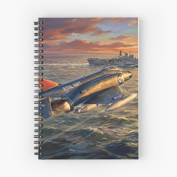 Item preview, Royal Navy F-4 Phantom FRS1 Over Ark Royal Painting designed and sold by Airpower Art.