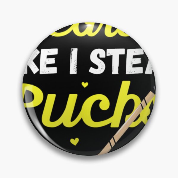 Item preview, I Steal Pucks Valentines Day Hockey designed and sold by CosmicBison.