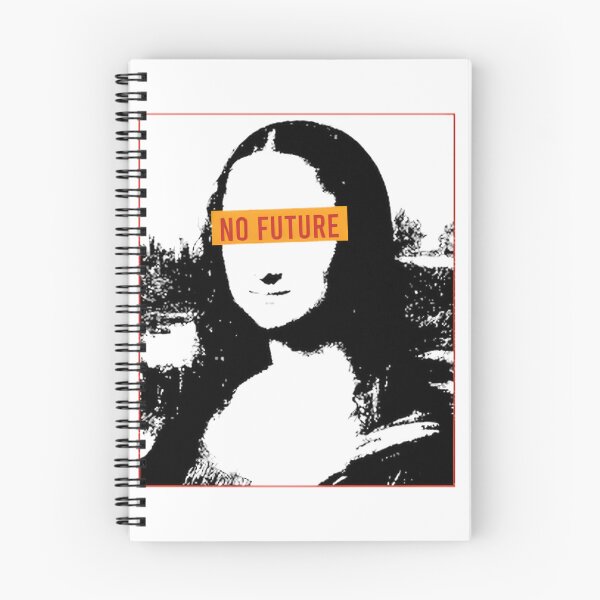 Item preview, No Future Dystopian Retro Futurism Graphic Art | ⭐⭐⭐⭐⭐ designed and sold by UnicornFansk.