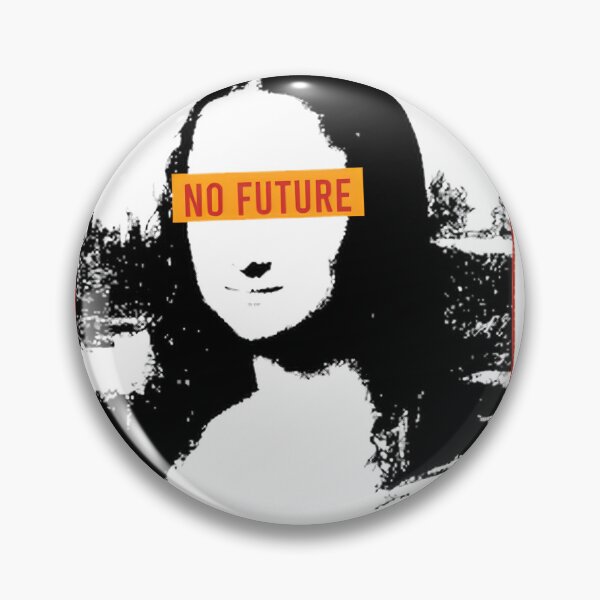 Item preview, No Future Dystopian Retro Futurism Graphic Art | ⭐⭐⭐⭐⭐ designed and sold by UnicornFansk.