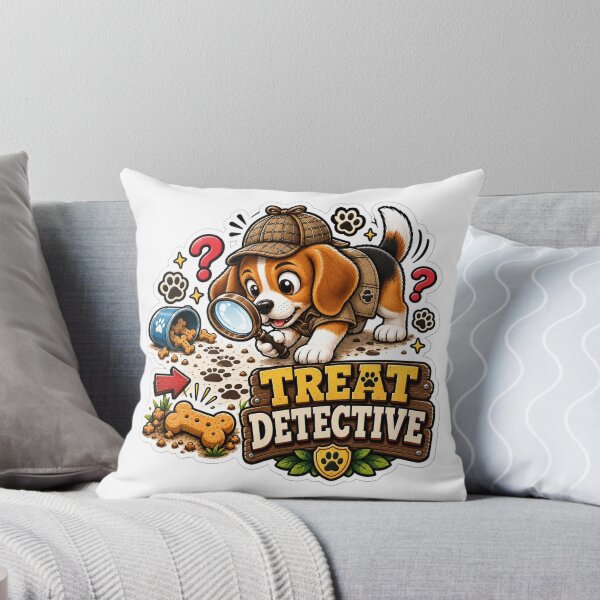 Item preview, Funny Dog Detective Snack Hunt designed and sold by PrintBreeze.