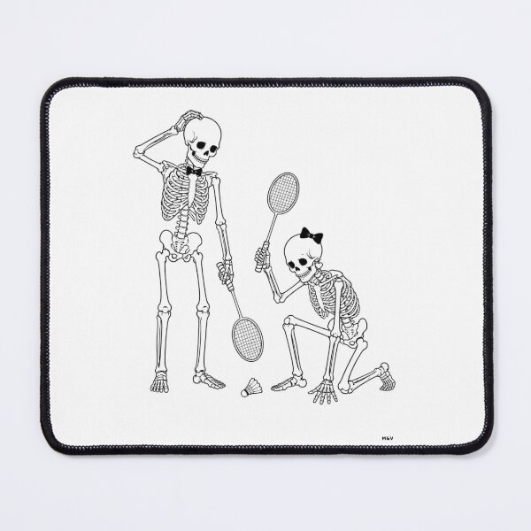 Item preview, Skeleton Couple Searching for the Shuttlecock designed and sold by Qenlo.