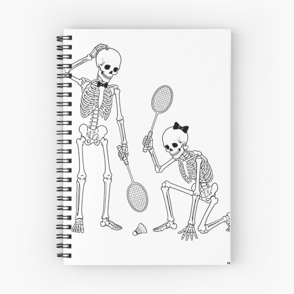 Item preview, Skeleton Couple Searching for the Shuttlecock designed and sold by Qenlo.