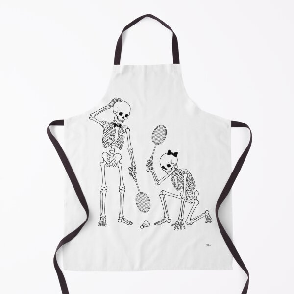 Item preview, Skeleton Couple Searching for the Shuttlecock designed and sold by Qenlo.