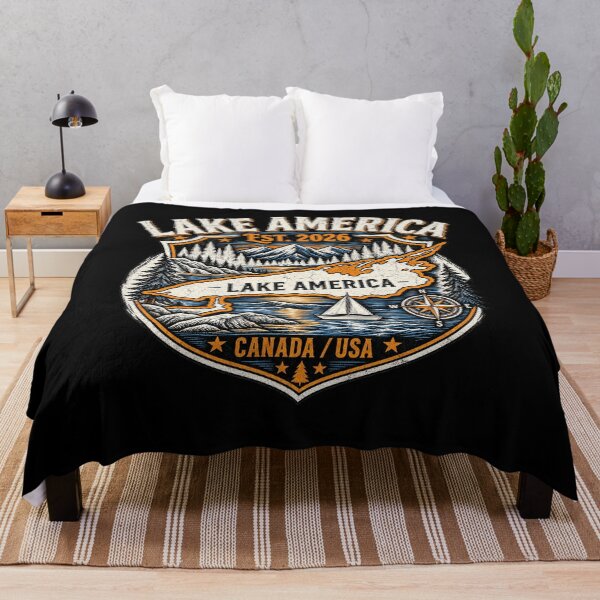 Item preview, Lake America Funny Ontario USA Canada Pro Trump Graphic designed and sold by luffyShop1.