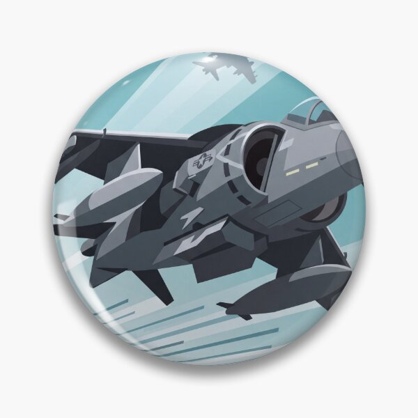 Item preview, AV-8 Harrier Banking Hard Vector Illustration designed and sold by Airpower Art.