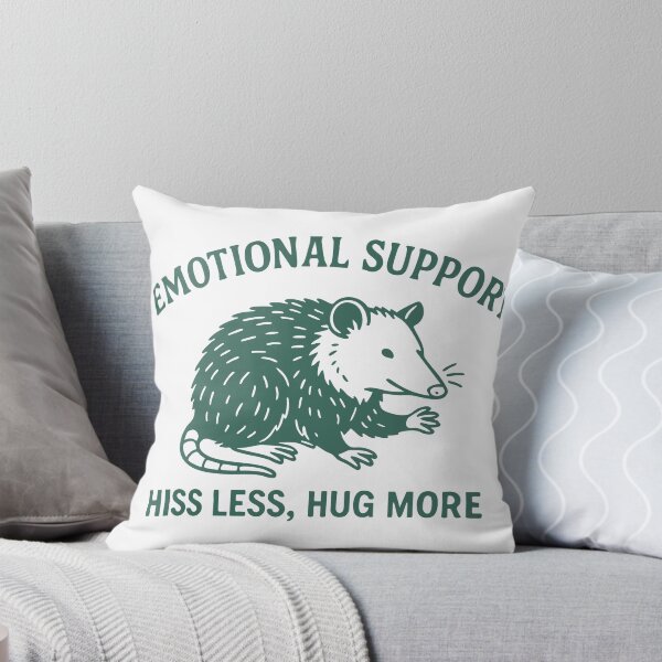 Item preview, Emotional Support Opossum Hiss Less Hug More designed and sold by Stayfrostybro.