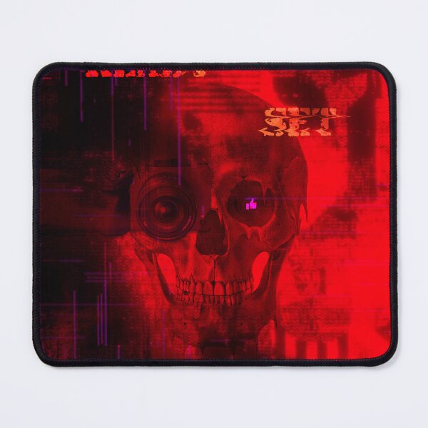 Item preview, Cyberpunk Skull Cyber Eye Glitch Art - Ready Set Upload designed and sold by Carpediemdeluxe.