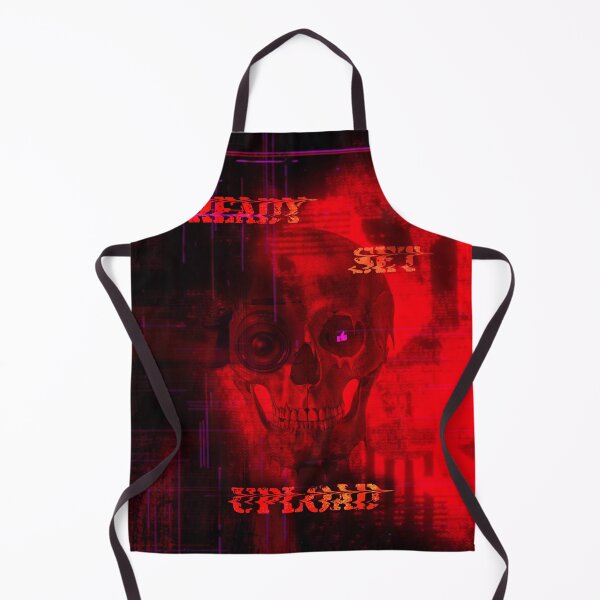 Item preview, Cyberpunk Skull Cyber Eye Glitch Art - Ready Set Upload designed and sold by Carpediemdeluxe.