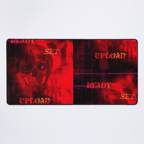 Item preview, Cyberpunk Skull Cyber Eye Glitch Art - Ready Set Upload designed and sold by Carpediemdeluxe.
