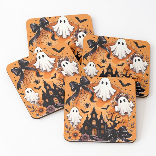 Item preview, Spooky Haunted House Halloween – Ghosts and Bats Creepy Horror Design designed and sold by RajDeals.