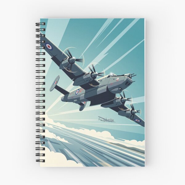 Item preview, Avro Shackleton Banking Hard Vector Illustration designed and sold by Airpower Art.