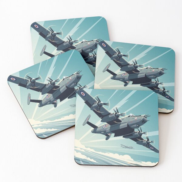 Artikelvorschau, Avro Shackleton Banking Hard Vektorillustration entworfen und verkauft von Airpower Art.