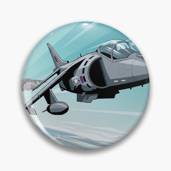 Artikelvorschau, BAe Harrier Banking Hard Vektorillustration entworfen und verkauft von Airpower Art.