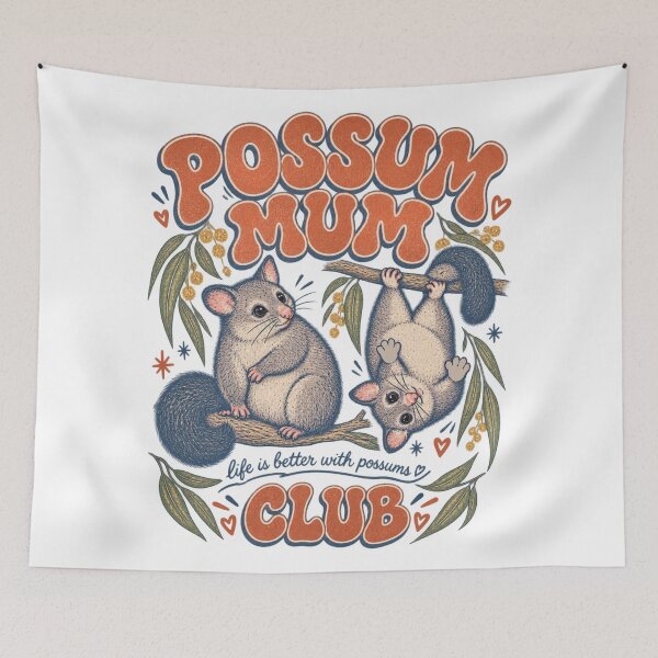 Item preview, Possum Mum Club Life Is Better With Possums Australian Wildlife designed and sold by Yellowriversss.