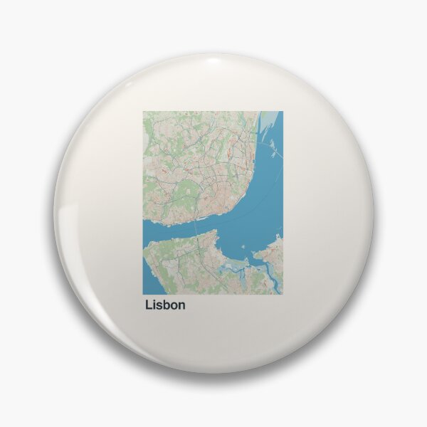 Item preview, Lisbon Minimalistic Map Art designed and sold by MapsNerd.