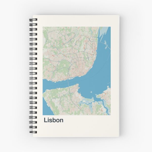 Item preview, Lisbon Minimalistic Map Art designed and sold by MapsNerd.