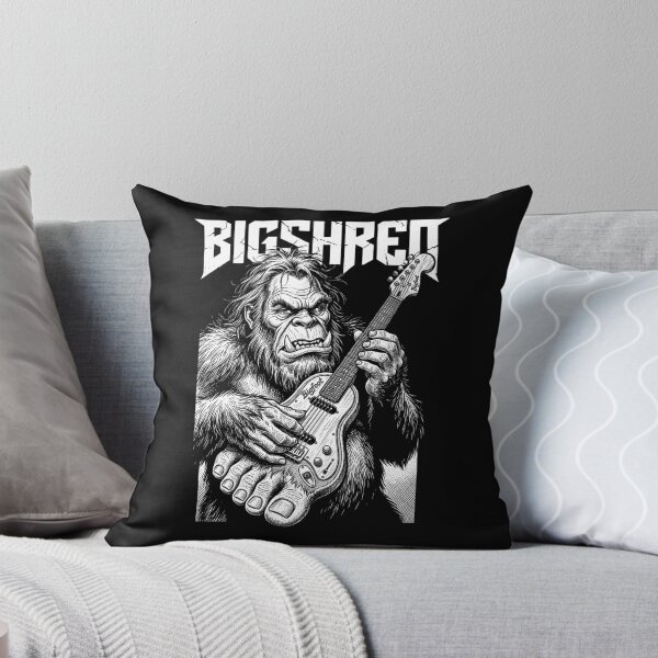 Item preview, Bigfoot Electric Guitar Music Funny Guitarist Bigshred designed and sold by GrandeDuc.