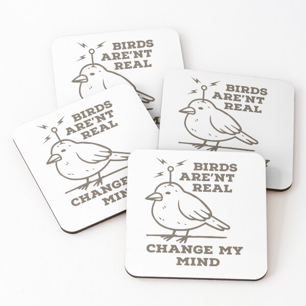 Item preview, Birds Arent Real Change My Mind Drone Bird designed and sold by Stayfrostybro.