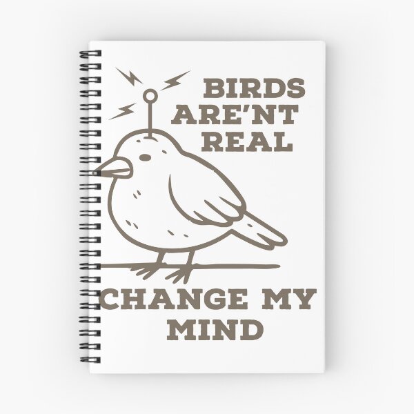 Item preview, Birds Arent Real Change My Mind Drone Bird designed and sold by Stayfrostybro.