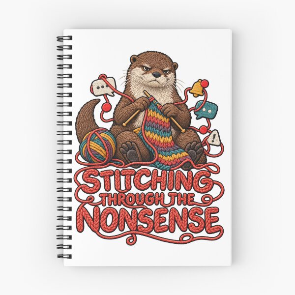 Item preview, Funny Knitting Otter for Yarn Lovers designed and sold by Gentlestate.