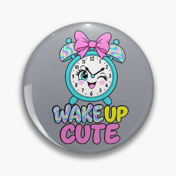 Item preview, Wake Up Cute – Colorful Kawaii Alarm Clock T-Shirt designed and sold by Aimetoi.