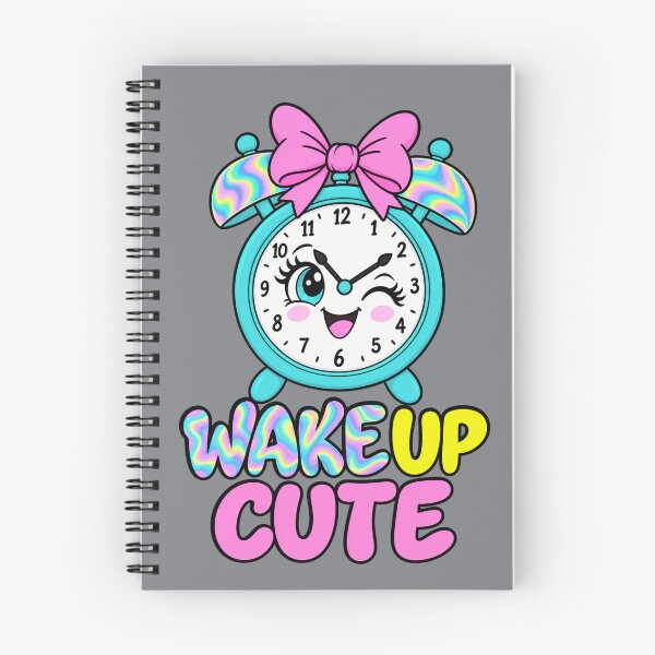Item preview, Wake Up Cute – Colorful Kawaii Alarm Clock T-Shirt designed and sold by Aimetoi.