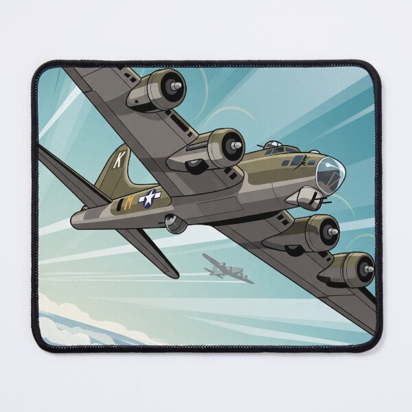 Item preview, B-17 Flying Fortress Banking Hard Vector Illustration designed and sold by Airpower Art.