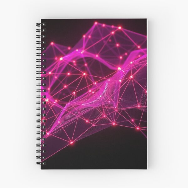 Item preview, Pink Magenta Network Plexus Glow designed and sold by IntelliMindDesigns.