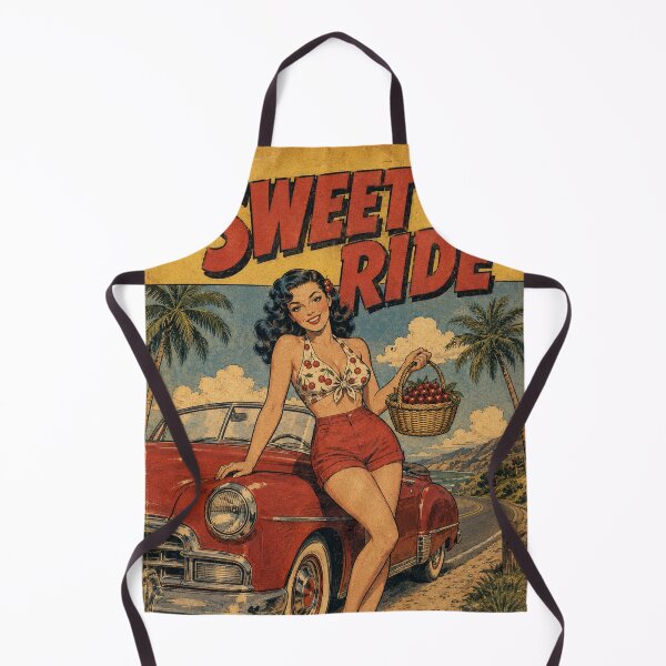 Item preview, Vintage Cherry Girl Summer Convertible designed and sold by bapupa.
