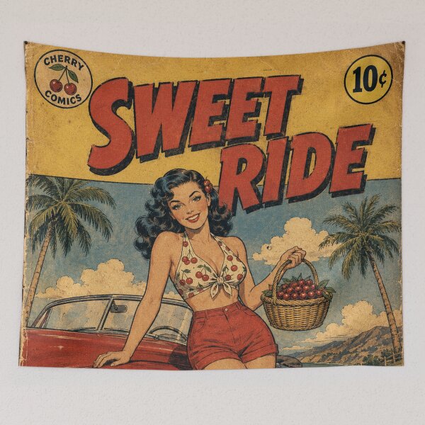 Item preview, Convertible de verano Vintage Cherry Girl designed and sold by bapupa.