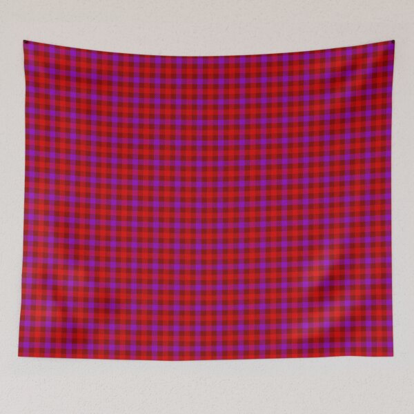 Item preview, Red And Purple Tiny Gingham Check Purple  designed and sold by PatternTitan.